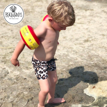 Dutch beach & bandits UPF50 professional children sunscreen split Short beach swim trunks BAO WEN