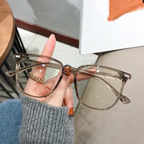 Small red book the same large frame TR90 Myopia Eyeframe Rivet decoration can be equipped with degree eye frame Xingi 7165