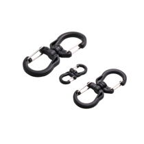 Woojin fastener WJ Double head adhesive Hook rotating adhesive Hook key adhesive Hook Double Carabiner Hook