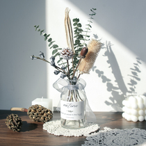 Dried flowers pine cones cotton eucalyptus leaves dried flowers Nordic style hipster ins home decoration ornaments South in the wild