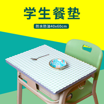  Primary school students table mat desk tablecloth waterproof and oil-proof PVC lunch cloth school childrens desk cloth eating and learning