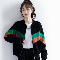 2021 Autumn New Harbor style short coat women bf casual jacket female bf casual jacket students spring and autumn baseball suit ins tide