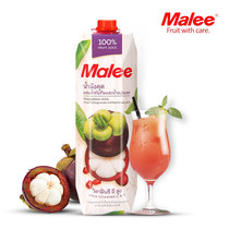 Thai imported Mary Malee mangosteen compound juice 1L bottled cherry grape fruit pure fruit and vegetable juice drink