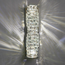 Modem lamp master light luxury crystal wall lamp post-modern bedroom bedside lamp luxury villa living room background wall net red light