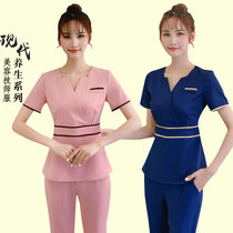 Summer Beautician work clothes Beauty Salon Hotel High-end Foot Bath Pedicure Technician Temperament Wellness Master Suit