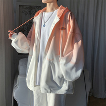 Plus Velvet Jacket Womens loose Korean cardigan sweater 2021 new autumn fried street hooded baseball uniform ins tide