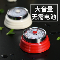 German creative kitchen mechanical timer student reminder countdown timer fan small eggplant time management alarm clock