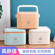 Medicine box Family pack household large-capacity multi-layer medicine box Full set of emergency medical care medical storage medicine small medicine box