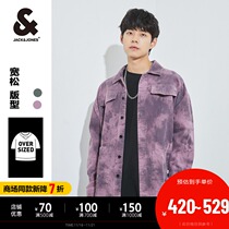 JackJones Jack Jones winter male personality tie-dyed cotton corduroy casual shirt jacket jacket