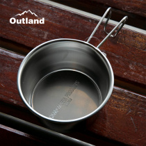 Japan CAMP MANIA PRODUCTS outdoor camping picnic barbecue stainless steel camping dish cup