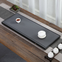 Natural Ujin stone tea tray set home whole stone large tea table tray tea sea simple kung fu tea set tea tray