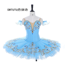 Professional custom-made skirt game performance grading clothing ballet TUTU veil Blue Jay variations tailored skirts