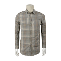 Special 399-I CE spring mens long sleeve shirt classic small plaid design slim slim slim cotton