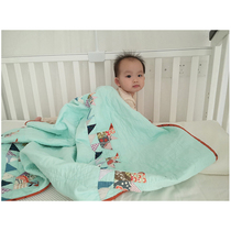 Childrens quilts hand-patchwork kindergarten baby baby quilting single machine washable spring and autumn quilts