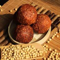 Zhoukou handmade bean ginseng five fragrant) spicy bean ball Bean Bean paste cake ready-to-eat smelly bean grits Henan specialty