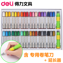 Deci 72050 oil painting stick children childrens painting graffiti brush 12 colors 24 color 36 color Student Art crayon