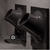 Turkey Weida Istanbul Series Black Urinal Urinal 4517B070-5301
