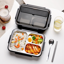 Primary school student lunch box Bento mens canteen large capacity Japanese female office worker lunch box insulation 304 stainless steel hit