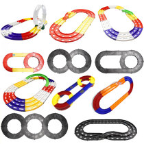 Four-wheel drive track track family race single-track dual-track interchange Flying Dragon track combination racing track