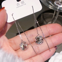 Guli new fashion Austrian rounded square crystal anti-allergic earrings earrings earrings earrings earrings female