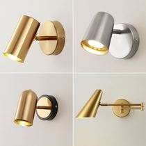 Reading light bedside rotatable universal creative simple rocker with dimmer switch aisle wall drawing lamp desk wall lamp