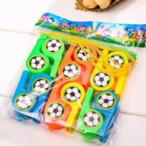 Childrens whistle baby cartoon new color voice toy kindergarten plastic football whistle athlete will whistle