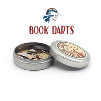 American BOOKDARTS original imported Creative metal darts reading bookmarks three-color canned bag