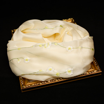 Suembroidered scarves handmade embroidered silk scarves sunscreen for spring and summer Suzhou embroidered double sided embroidered scarlet with a national style gift