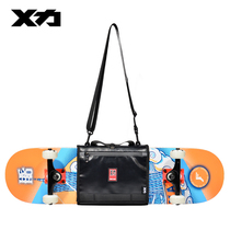 Mackar original design one-shoulder skateboard bag street trend simple personality big fish board bag double rocker bag backpack
