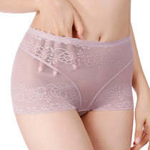 Sexy French Lace Panties Womens Shaped Waist Tape Shrink Low Abdomen Corsets Panties Summer Thin
