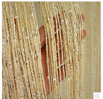 Tassel curtain simple romantic Indoor silver yarn curtain partition decorative line curtain summer curtain hanging house New