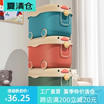 Xingyou large capacity plastic childrens toy storage box Building block storage box King size baby clothing finishing box