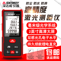 Deep Dawei high-precision laser rangefinder electronic ruler infrared measurement laser handheld distance tool measuring room meter