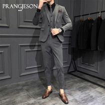 2021 autumn suit suit suit men business casual dress bridegroom bridegroom wedding dress