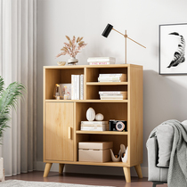 Shelf multilayer containing shelf Creative art Bookshelf floor leaning wall small bookcase minimalist modern floating window bookshelf cabinet