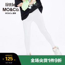 littlemoco children dress summer dress new girl pure color elastic beating underpants to fix children casual pants