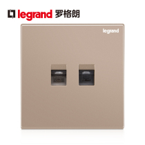 TCL Legrand switch socket panel Yijing rose gold phone computer network cable voice socket 86 type