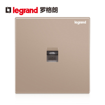 TCL Rogrand switch socket panel Yijing rose gold a single phone voice signal socket type 86