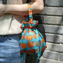 BOTTA DESIGN lazy cosmetic bag drawstring knot small cosmetic bag portable large capacity shoulder tote bag
