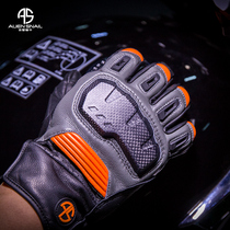 Alien Snail T6 Motorcycle Short Truegoat Leather Gloves All Season Full Finger Carbon Fiber Maintenance Shell Fall Touch Screen