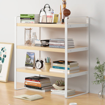 Desktop Simple Bookshelf Small Office Shelf Multilayer Home Iron Art Shelf Table Containing Net Red Bookcase