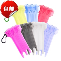 (Knight Dart) Portable dart box can hold a complete set of darts transparent dart box lock buckle for easy carrying