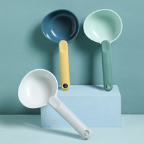 Pet cat food spoon dog food shovel long handle spoon cat snack bag sealing clip metering weighing spoon food shovel supplies