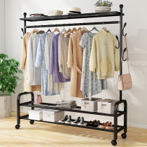 Simple wardrobe modern iron frame bedroom combination rental room saving space storage folding storage cloth wardrobe cabinet