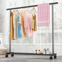 Drying rack floor-to-ceiling household student dormitory folding bedroom sun-hanging clothes shelf simple storage and finishing Cold Pole