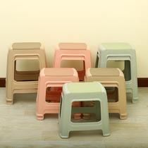 Sifang plastic cooked glue stool home low stool thickened bathroom small stool chair bathroom bench adult