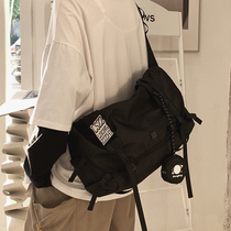 Shoulder Bag Mens ins Tide brand sports function bag large capacity shoulder difference bag tooling bag Yamamoto style satchel bag