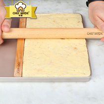 Chef nougat rolling pin leveling device pizza dumpling skin rolling pin pressing cotton stick diy baking tool