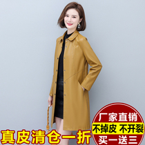 Haining fur coat female long - range fix coat 2022 autumn and winter new cotton - lean sheep coat