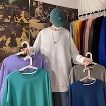 DIY class clothes custom sweatshirt logo embroidered clothes overalls advertising shirt pure cotton thick and velvet jacket